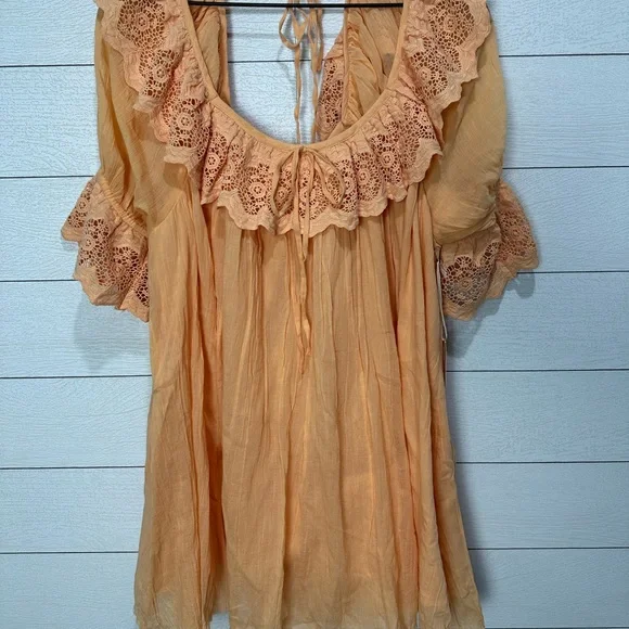 NWT Tularosa Peach Dress Size Small - Picture 13 of 14